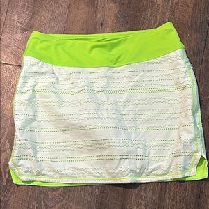 UNDER ARMOUR Laser‎ Cut Golf Tennis Pickleball Skirt Skort Women’s Small S Green